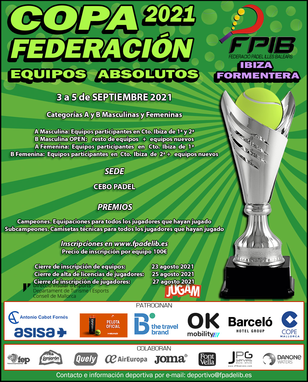 Copa Federación Ibiza y Formentera 2021