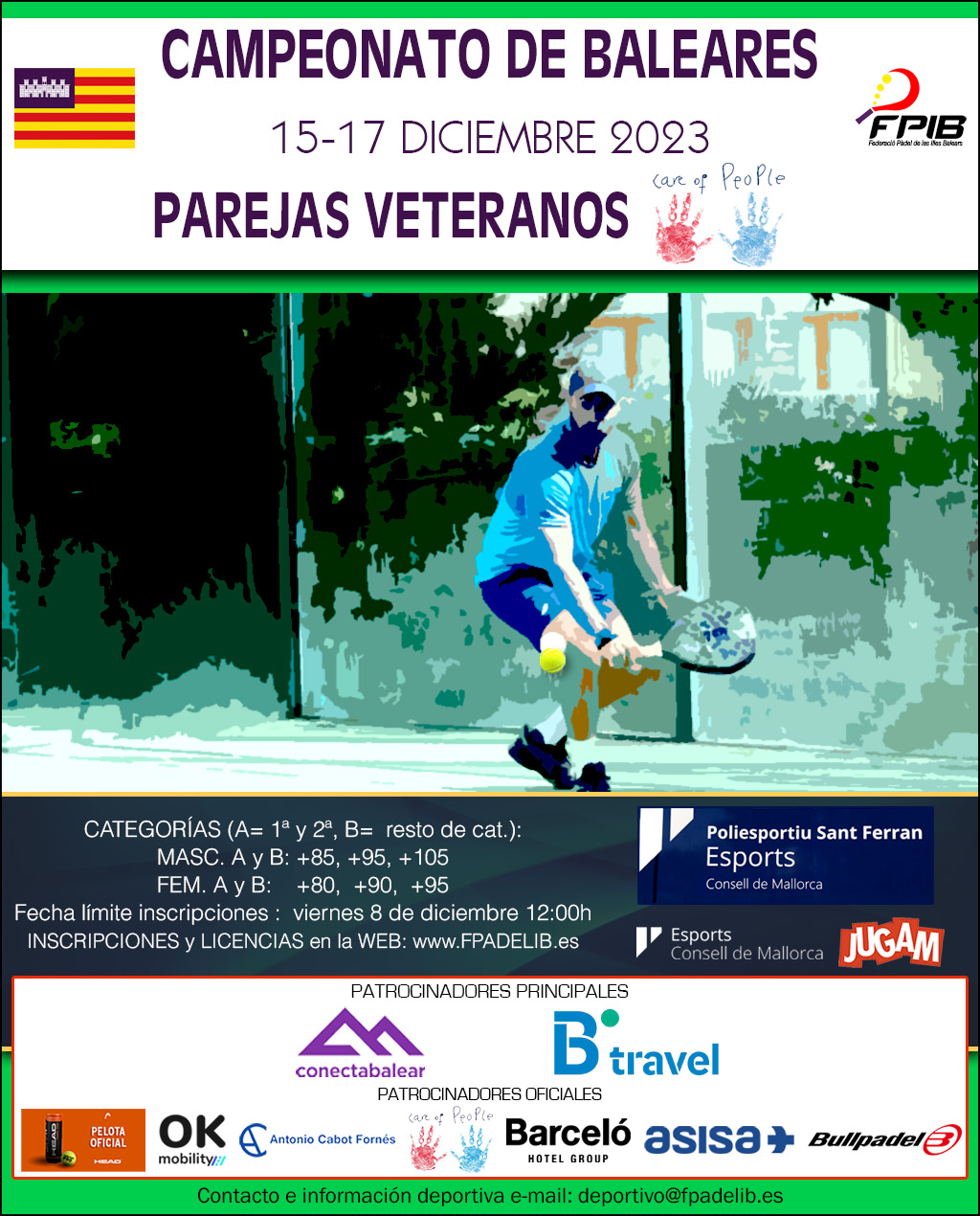 Campeonato de Baleares por parejas de veteranos 2023