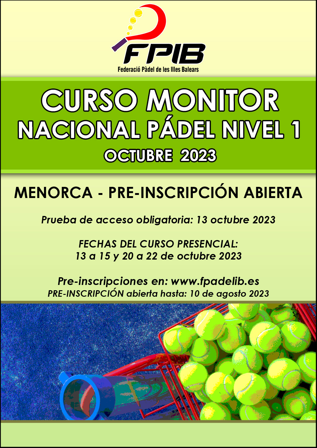 2022 Curso monitor Menorca octubre 2023